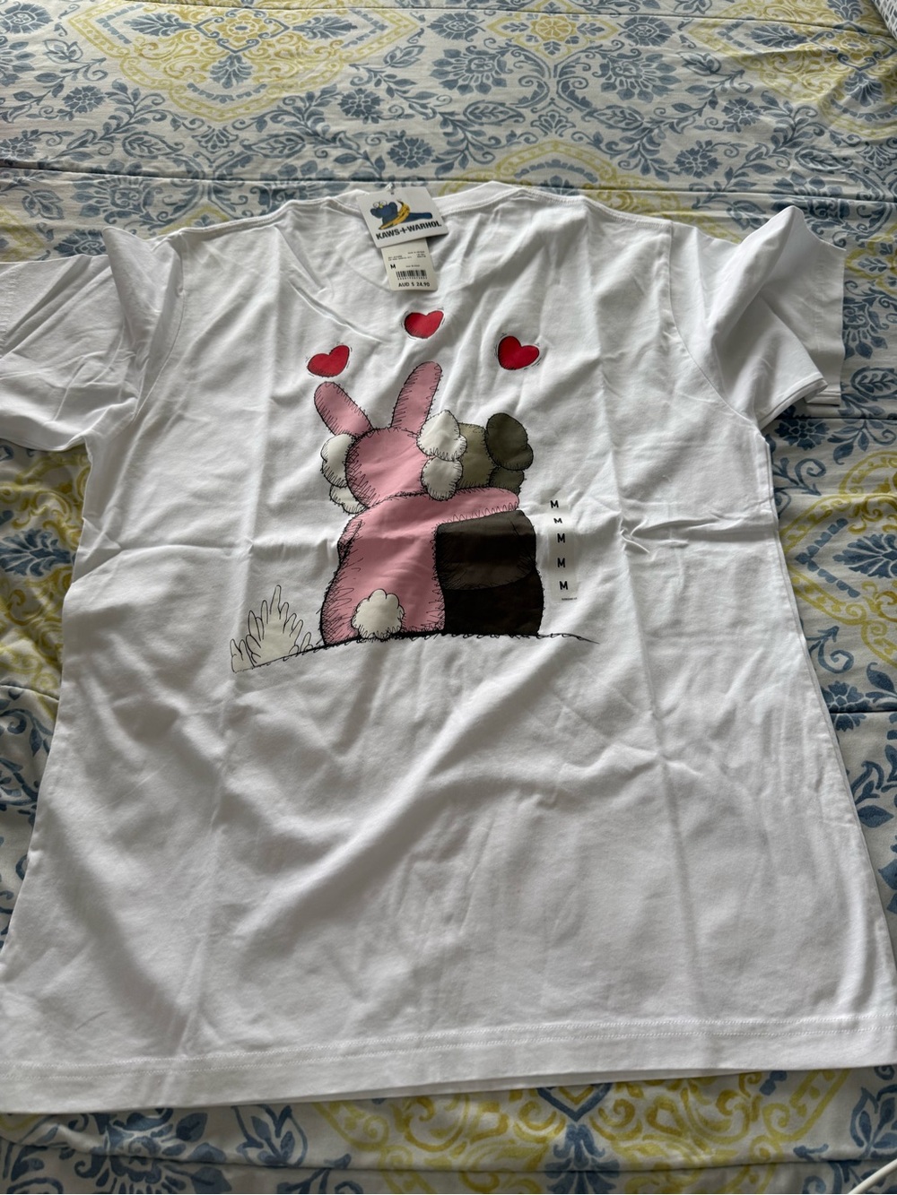 Kaws & Warhol Men’s White T Shirt